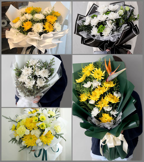 贵州毕节市黔西县素朴镇学堂社区白事花束代送